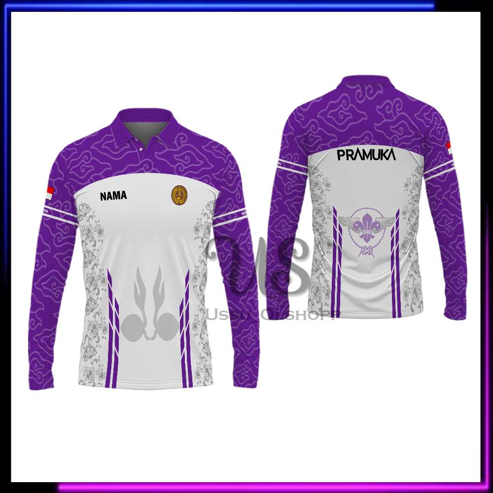 Baju Pramuka Pria / Kaos Jersey Pramuka Pembina / Baju Seragam Pramuka