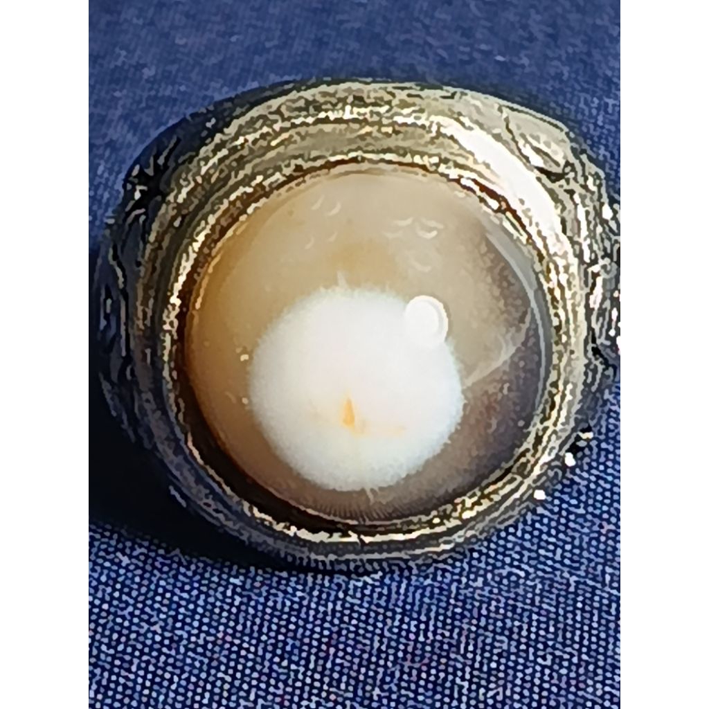Natural Chalcedony, MYSTIC / Batu Anggur Motif, SAKRAL, TAPAK JALAK KURUNG