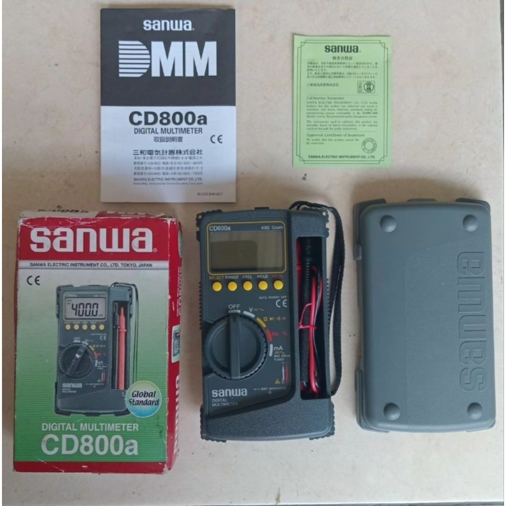 Multitester Digital  Sanwa Tipr CD800a Asli Japan