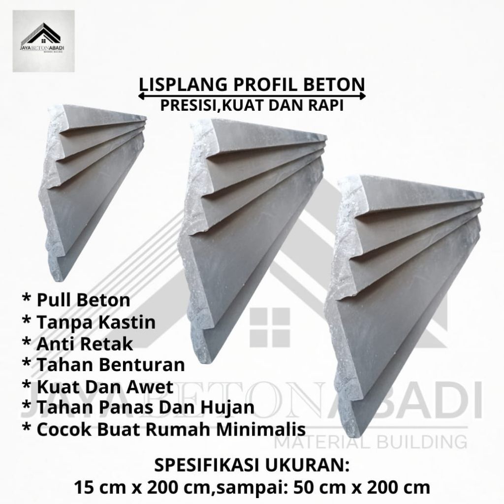 JAYA BETON ABADI,LIS PLANG PROFIL BETON,LIS BETON, LIS PROFIL, Profilan Pull  Beton