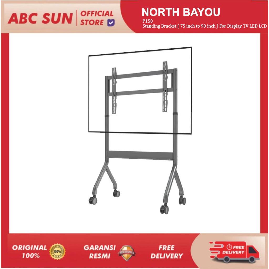 North Bayou NB P150 Motorized Standing Bracket 75 inch to 90 inch For Display TV LED LCD OLED