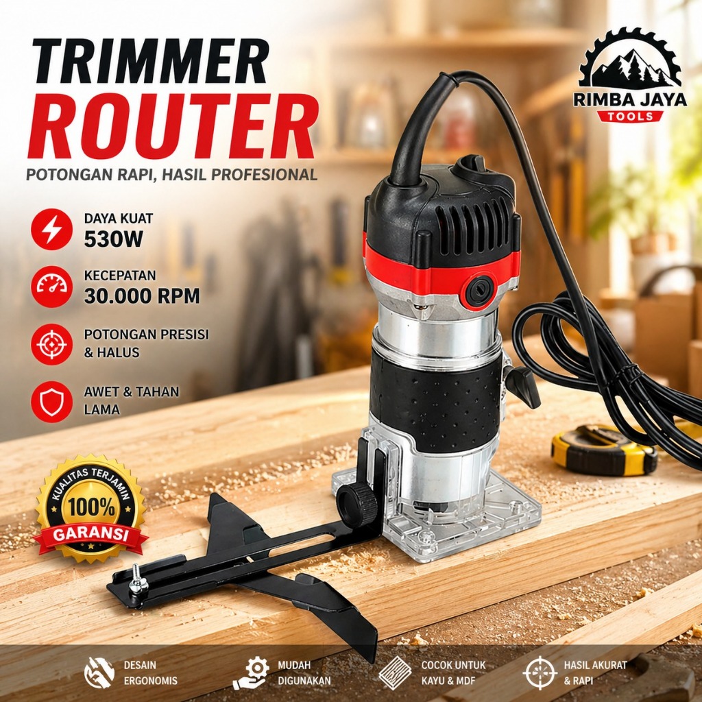 Mesin Profil Kayu -Router Trimmer List Kayu Paking Aman Mesin Profil Router Trimmer Kayu ukir