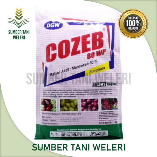 FUNGISIDA COZEB 80 WP - FUNGISIDA KONTAK - 1 KG - PT DGW