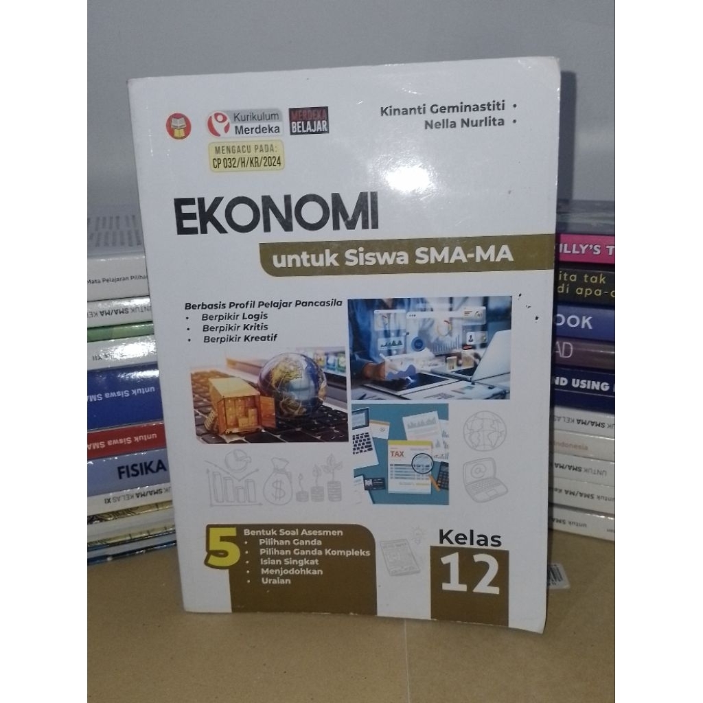BUKU EKONOMI KELAS 12 SMA/MA KURKULUM MERDEKA YRAMA WIDYA