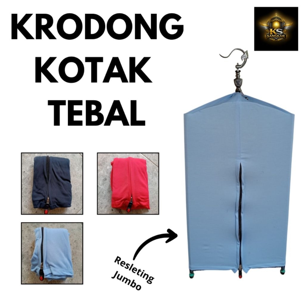 krodong tebal sangkar kotak kosan resleting jumbo krodong sangkar kandang burung
