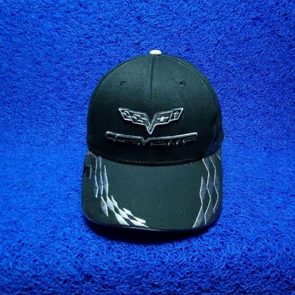 topi chevrolet corvette bahan tebal