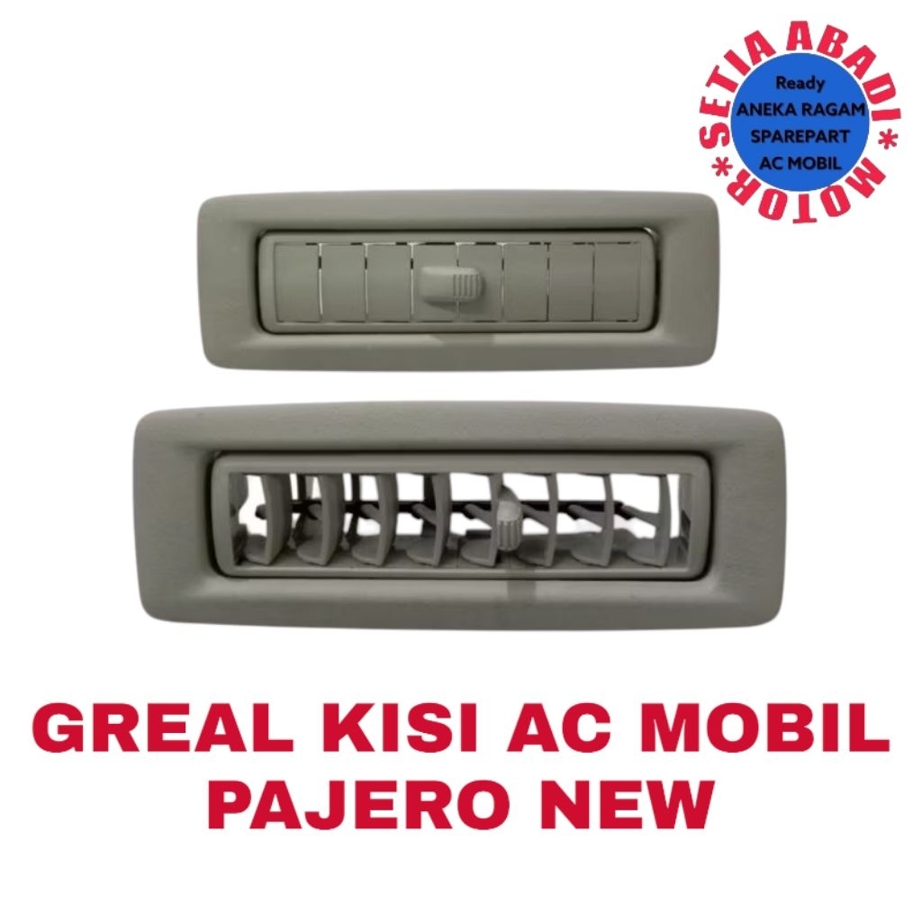 GREAL grill kisi kisi PAJERO SPORT ALL NEW AC mobil plafon belakang warna ABU-ABU
