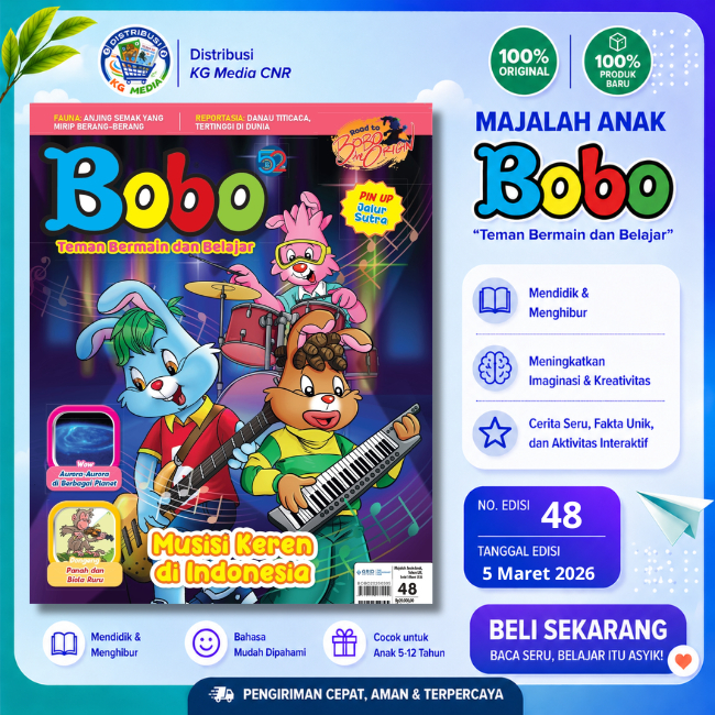 Majalah Anak Bobo Terbaru Edisi Maret 2026