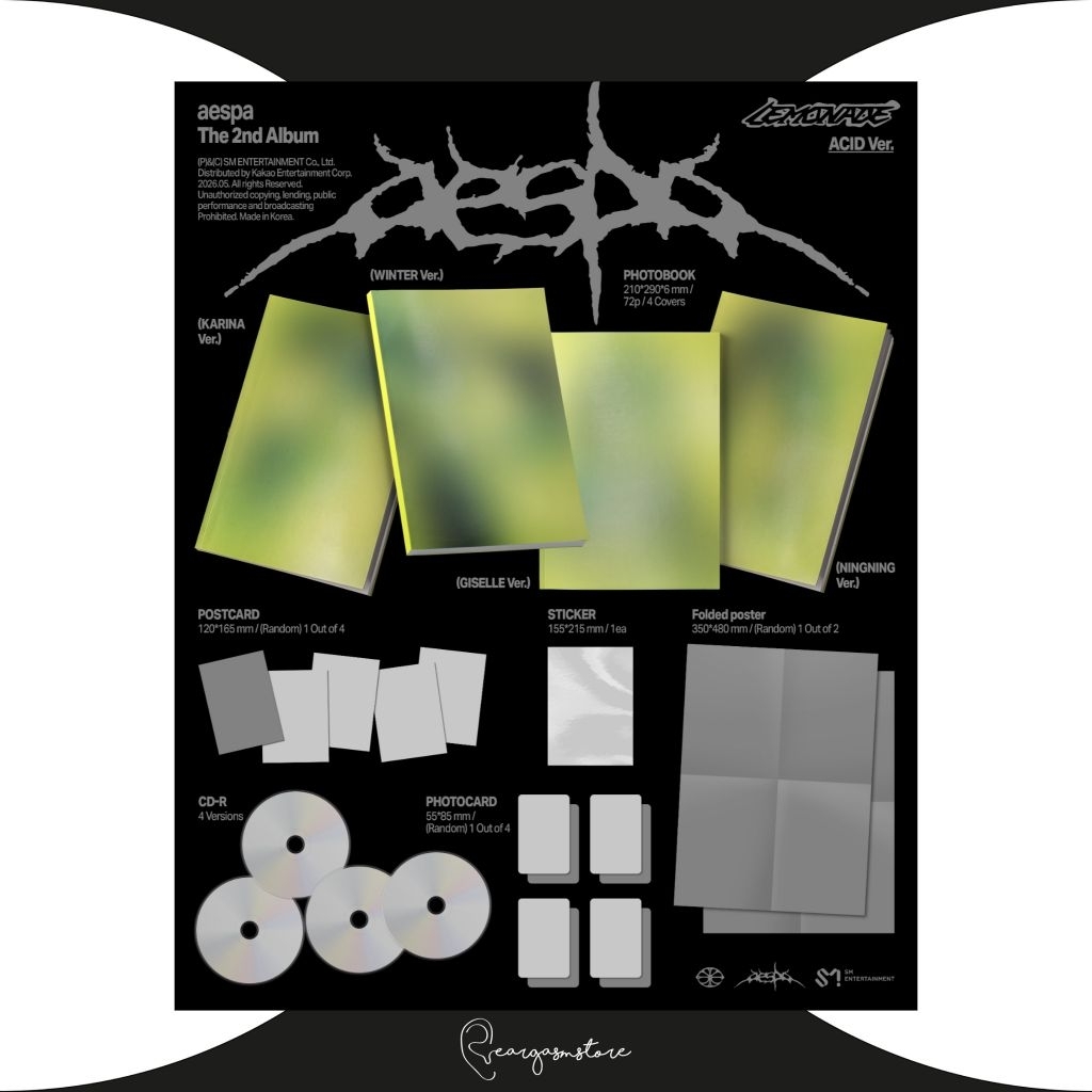 AESPA - LEMONADE (ACID VER) (MUSICPLANT / YES24)