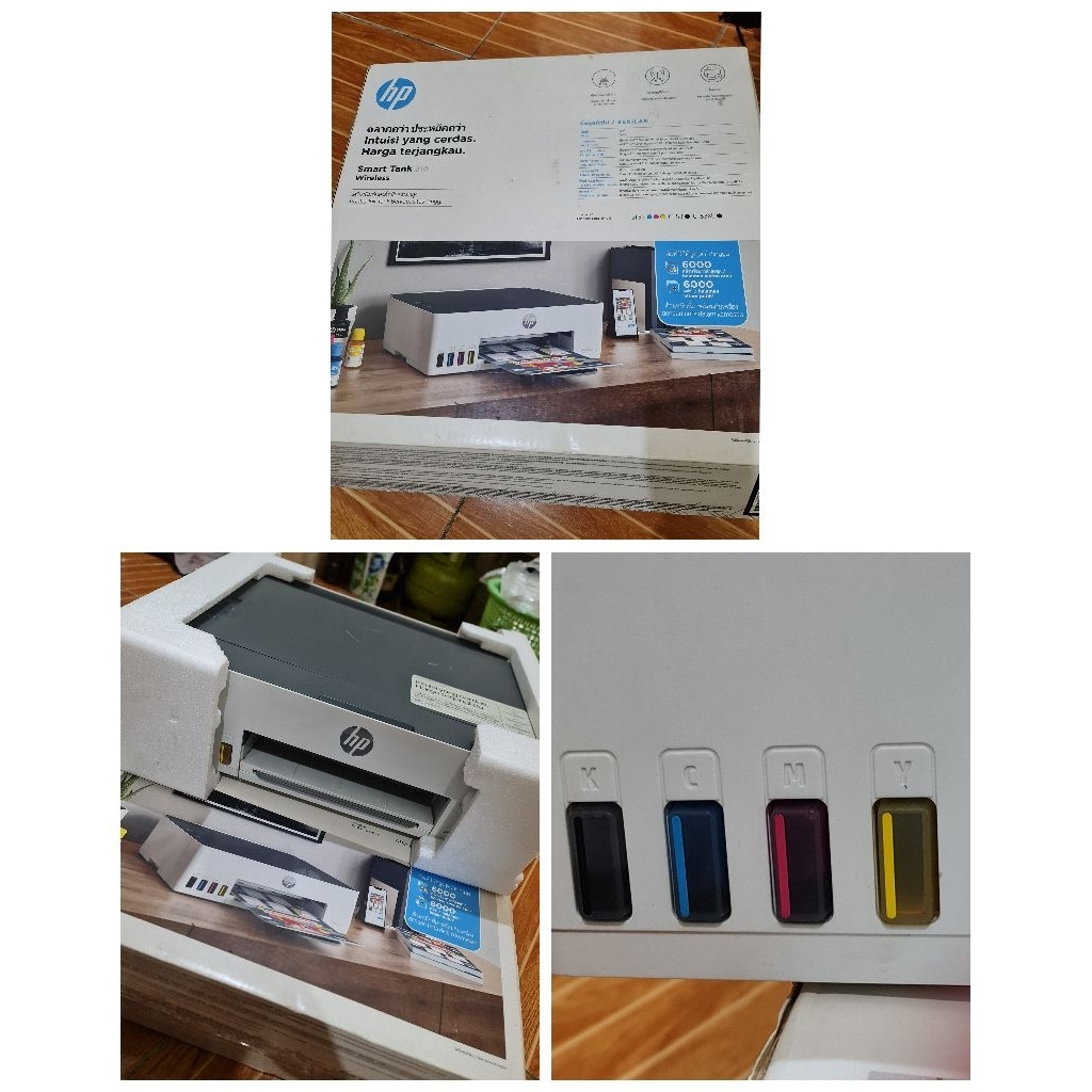 PRINTER HP SMART TANK 210 Single Function Wifi Bluetooth