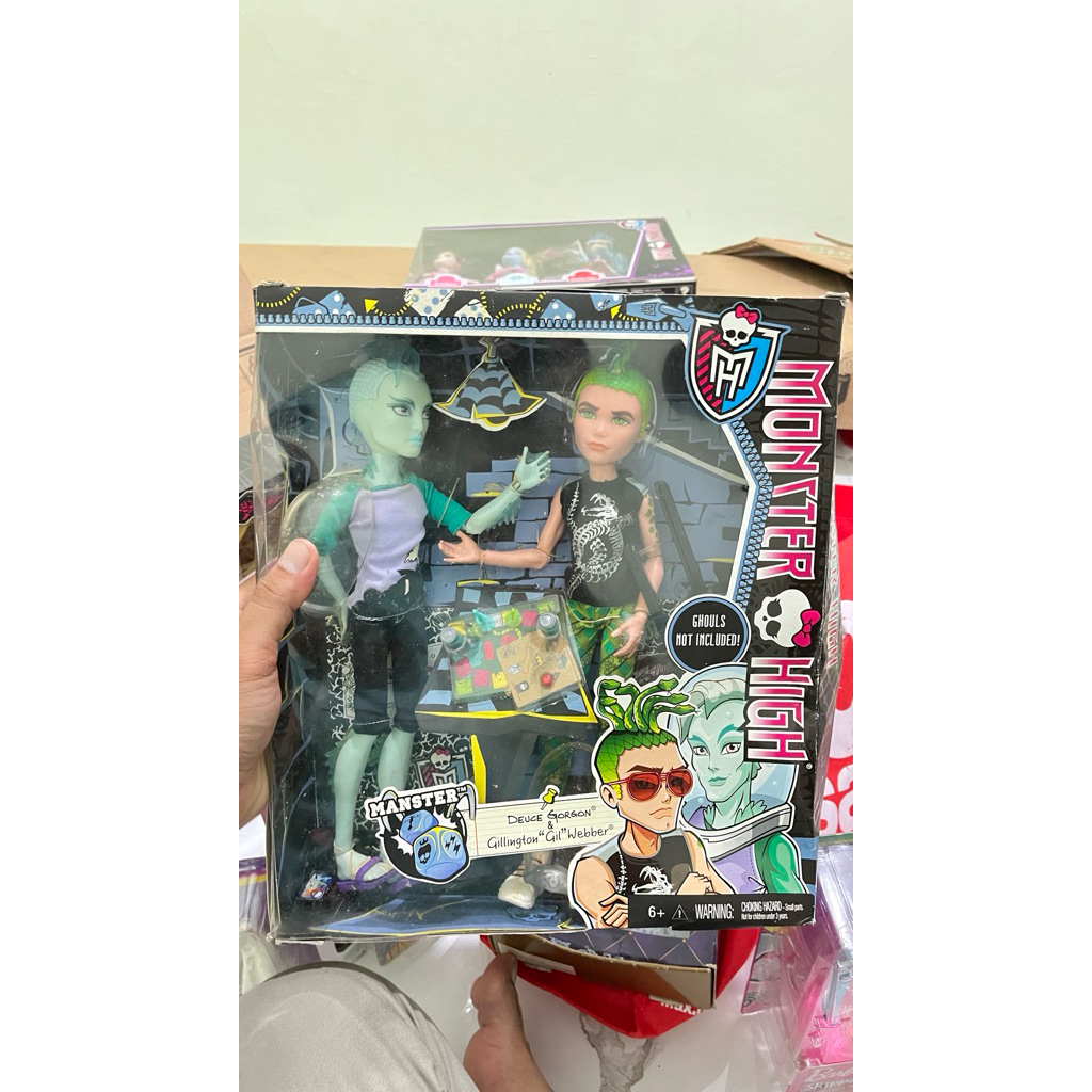 Monster High Deuce Gorgon & Gillington doll ( minus box sedikit )