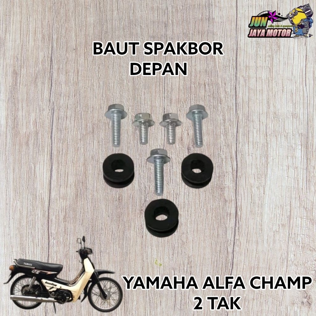 BAUT SPAKBOR DEPAN YAMAHA ALFA CHAMP 2 TAK