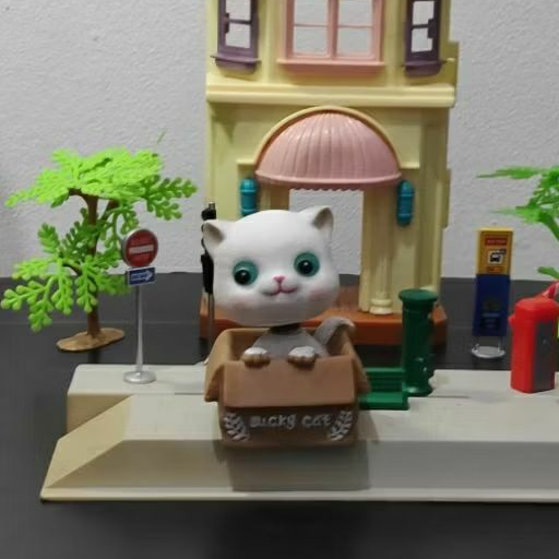 Mainan Kepala Kucing Goyang