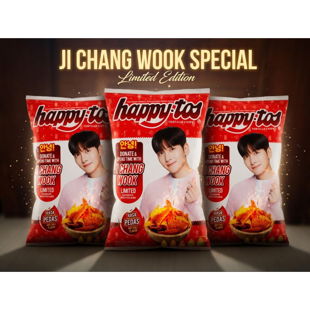happy tos rasa pedas 140 gram murah enak beli banyak lebih murah