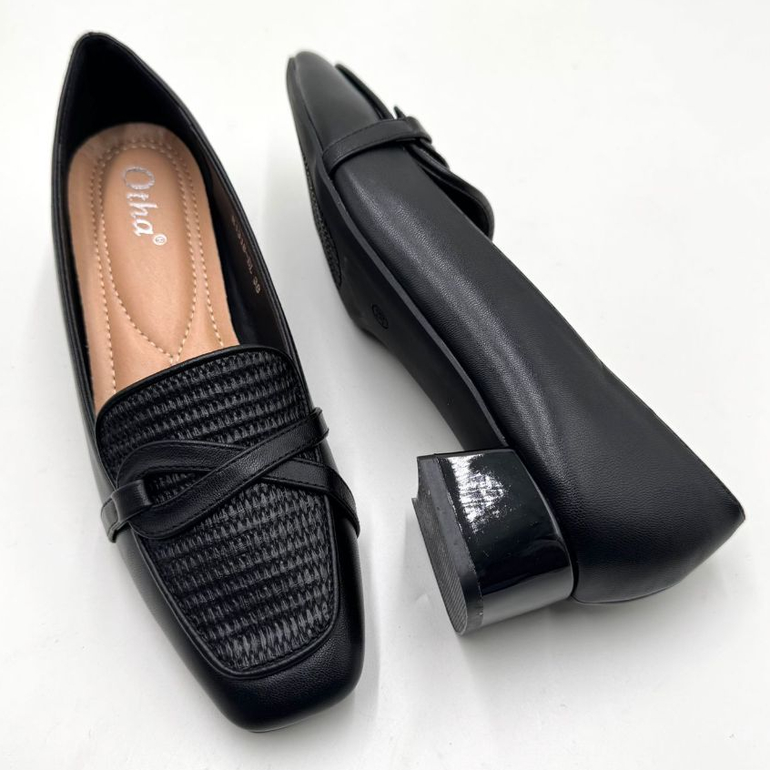 Otha Shoes H1318 OFS - Sepatu Pantofel Wanita Tinggi Hak 3CM