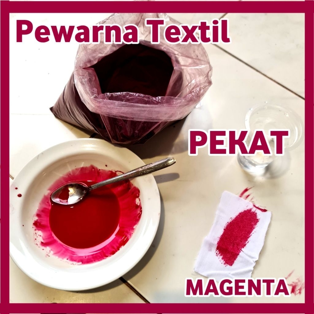 Pewarna pakaian / Wantex kiloan Magenta 1kg
