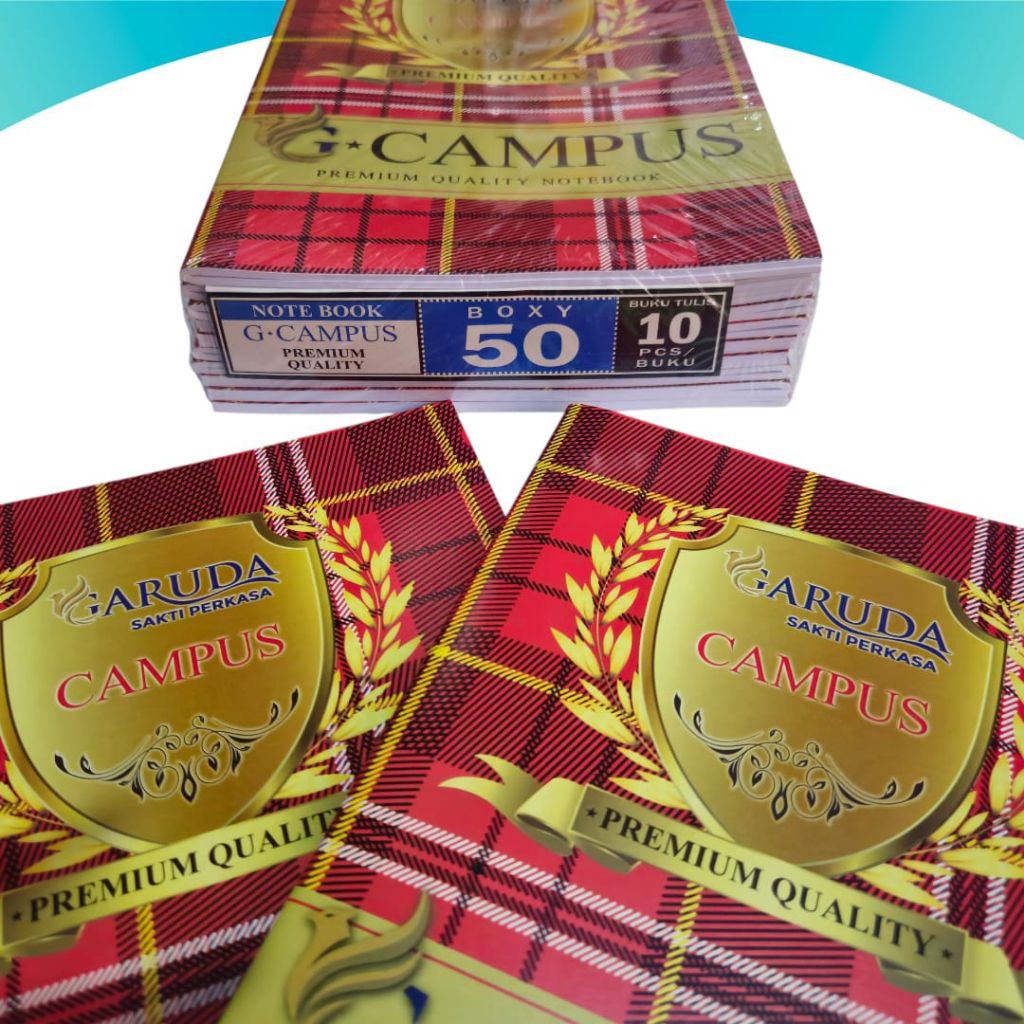 Buku Tulis Campus 50 lembar 10 buku G Campus ukuran boxy Campus panjang