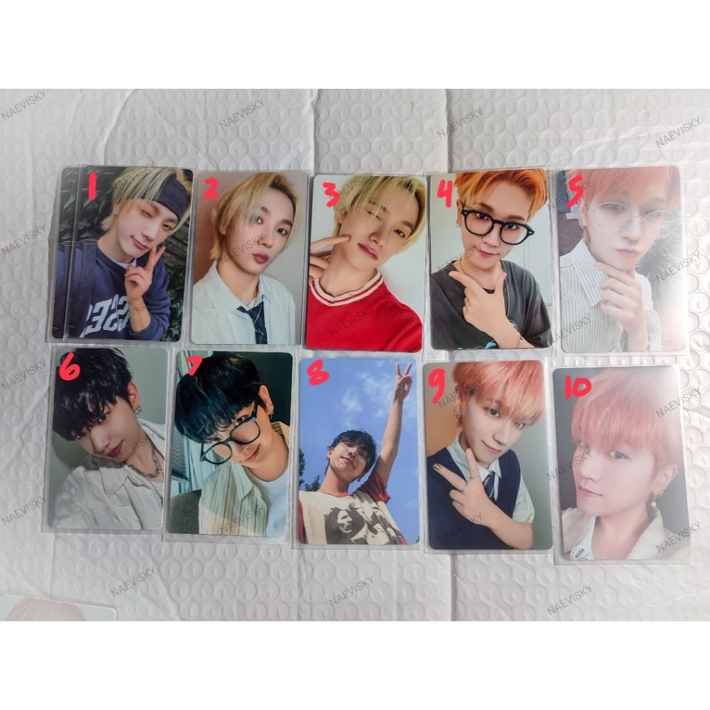 PHOTOCARD OFFICIAL BOYNEXTDOOR THE ACTION SUNGHO TAESAN LEEHAN WOONHAK FRAME VER POB