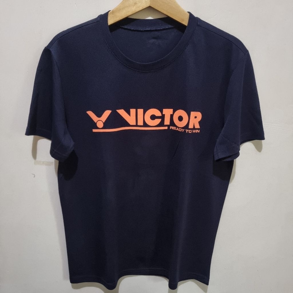 KJ251 Kaos Jersey Victor Navy size M Second