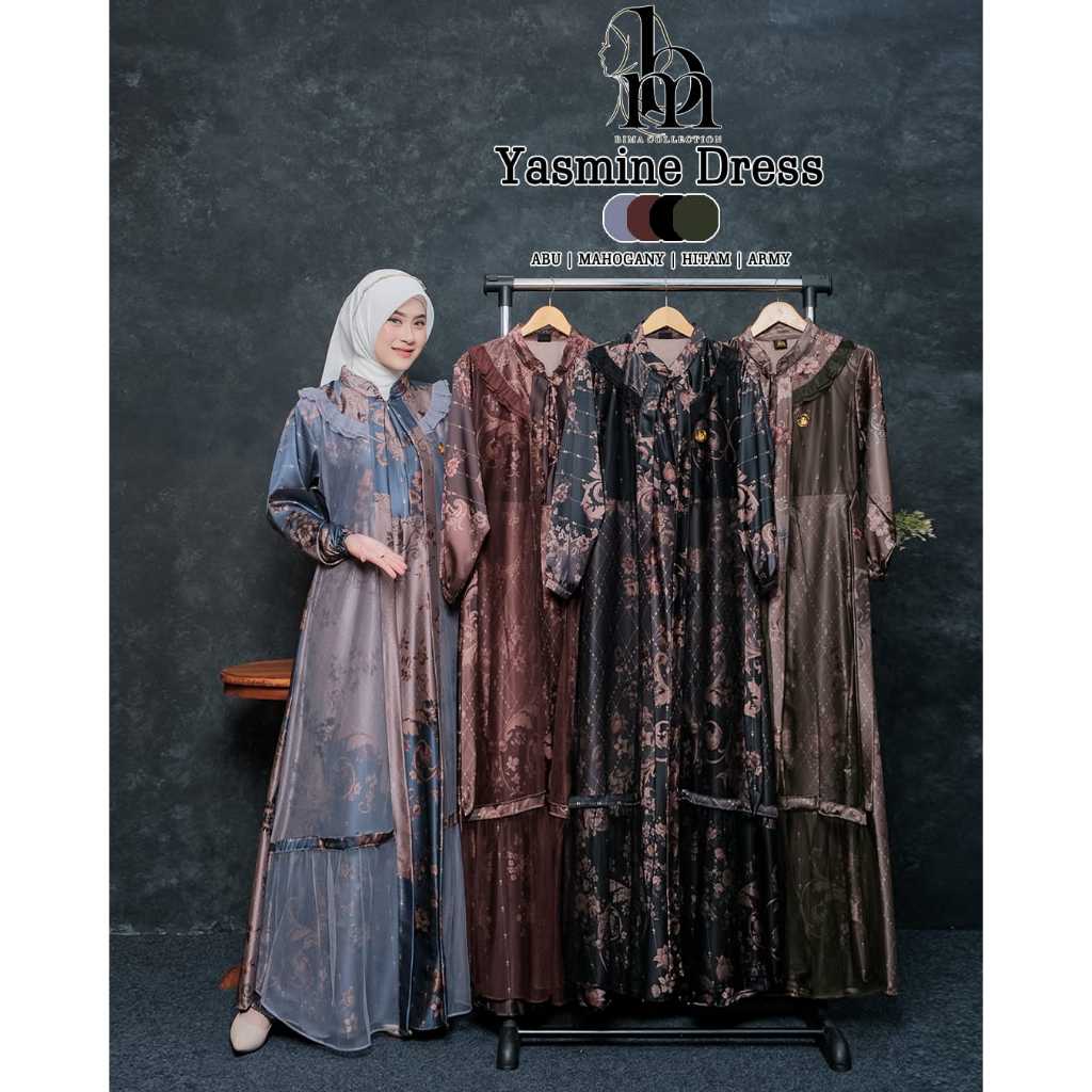 YASMINE DRESS ARMANY Kondangan mewah remaja dewasa ORIGINAL BM AKU KARISSA
