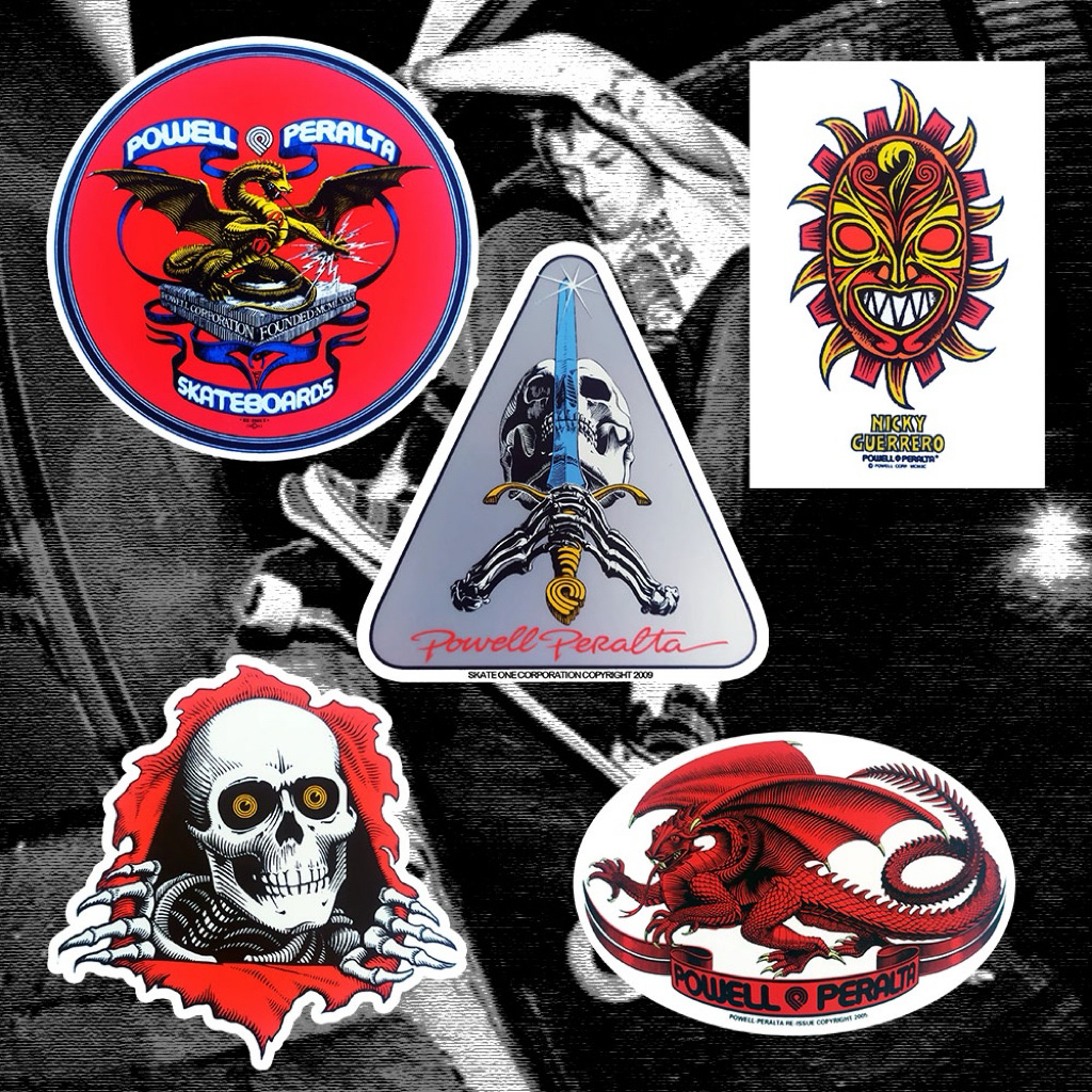 STIKER STICKER POWELL PERALTA, POWELL PERALTA, STICKER SKATE