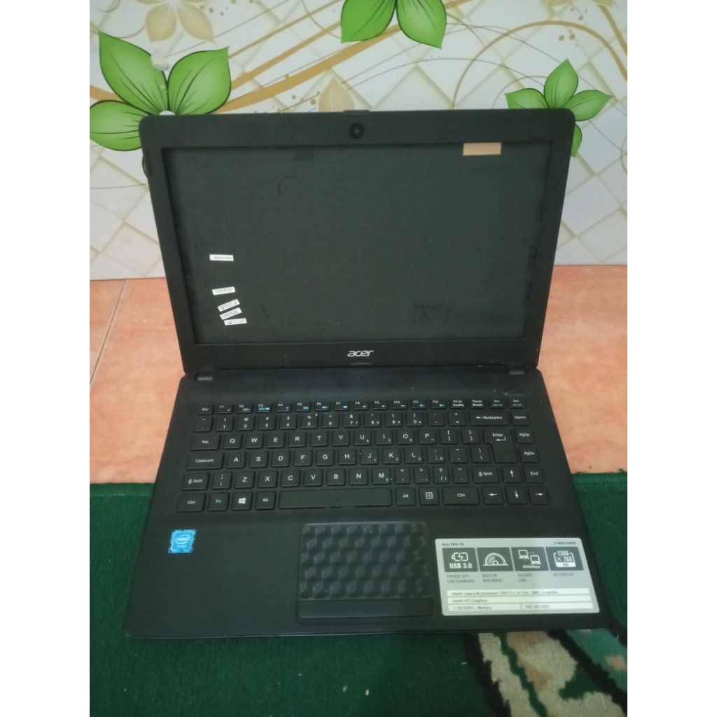 CASING LAPTOP ACER Z1402 SET INCLUDE MOBO MATOT