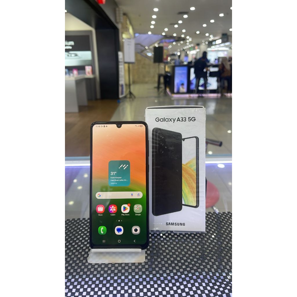 SAMSUNG GALAXY A33 5G 8/256GB SECOND SEKEN BEKAS RAM 8 INTERNAL 256