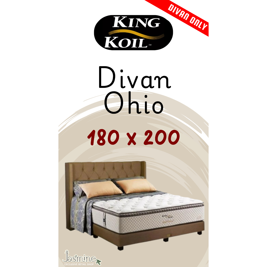 Divan KING KOIL Ohio King Size 180 x 200