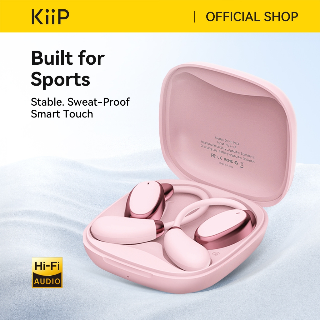 KiiP Wireless DTH5PRO Ows Open Ear Tws Earhook Earphone HiFi