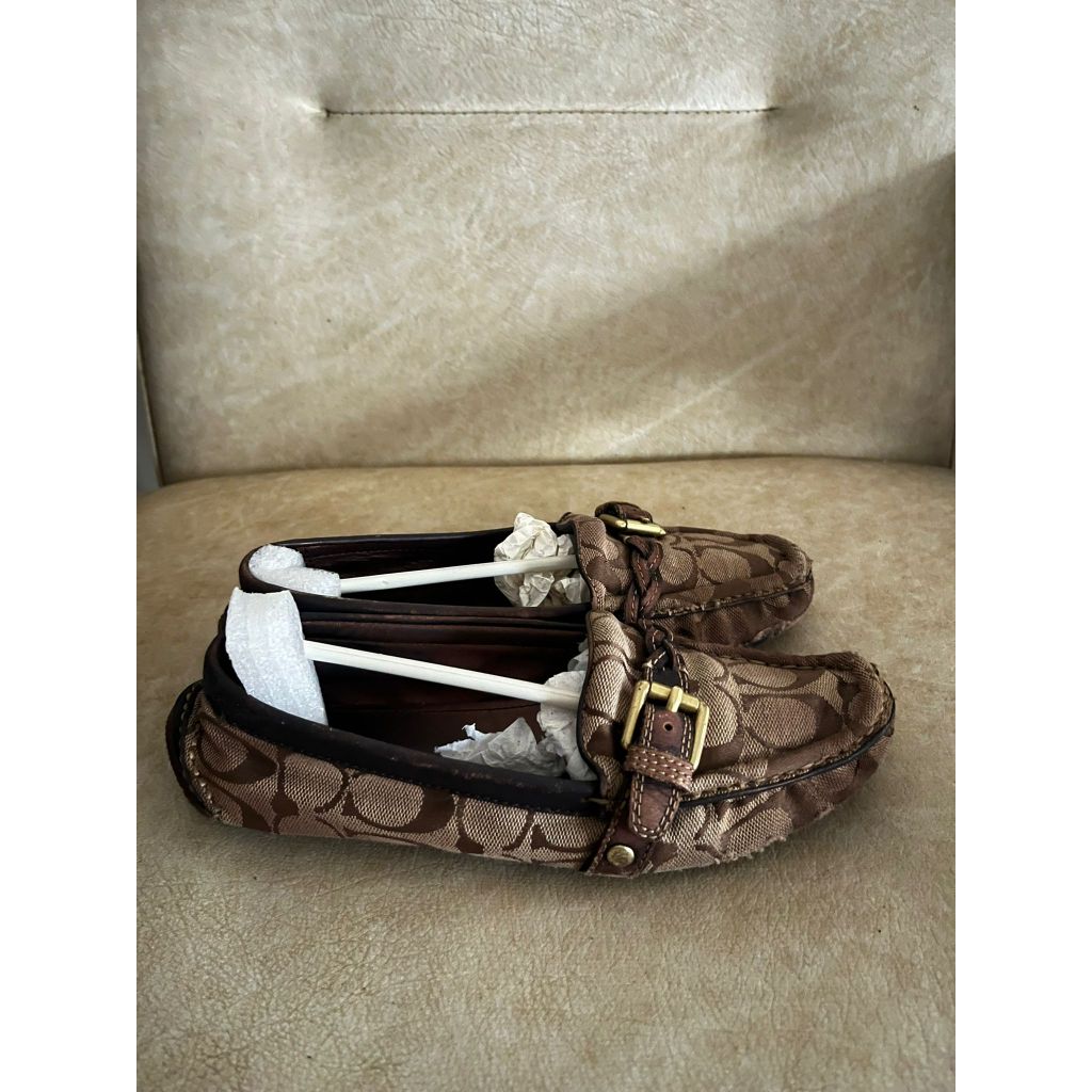 Coach Loafer REAL ASLI Sepatu Loafer Wanita