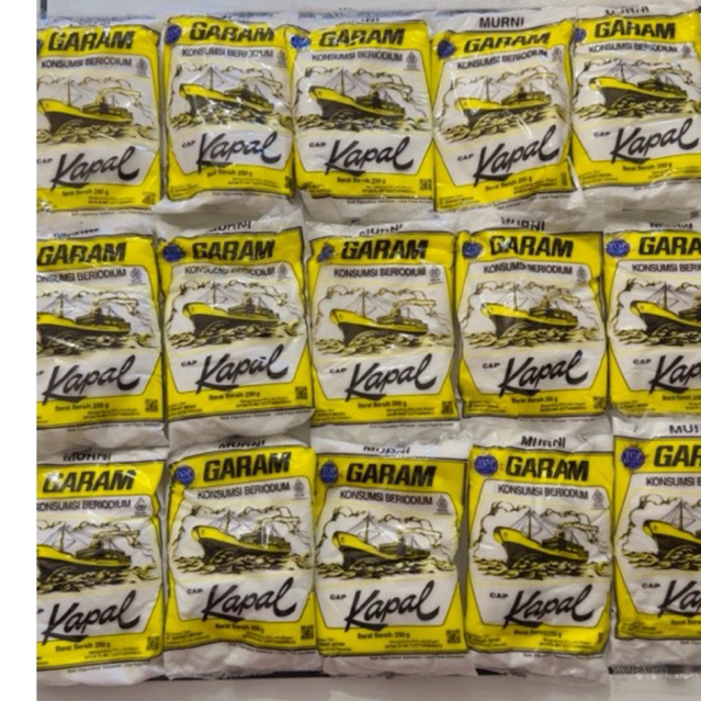 Garam Dapur Cap Kapal 250gr | Garam Cap Kapal