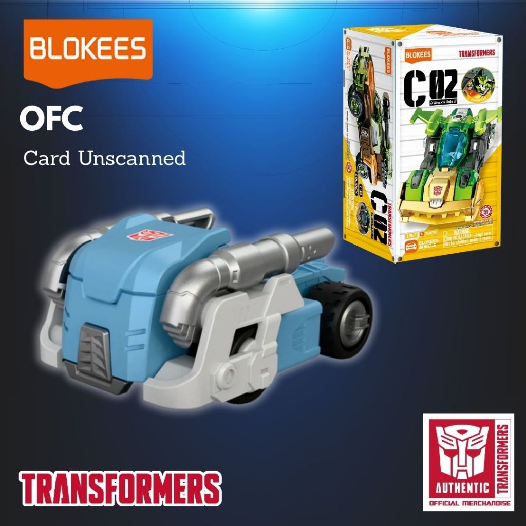 Blokees Wheels Transformers C02 Wreck'N Rule Pipes Diecast Figure Model Kit OFC