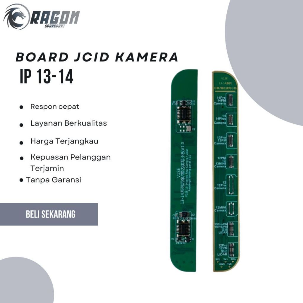 JCID V1SE / V1S BOARD KAMERA FOR IP 13 - 14 ORIGINAL