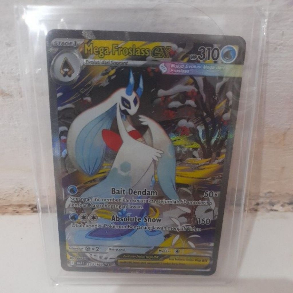 kartu pokemon mega froslass SAR