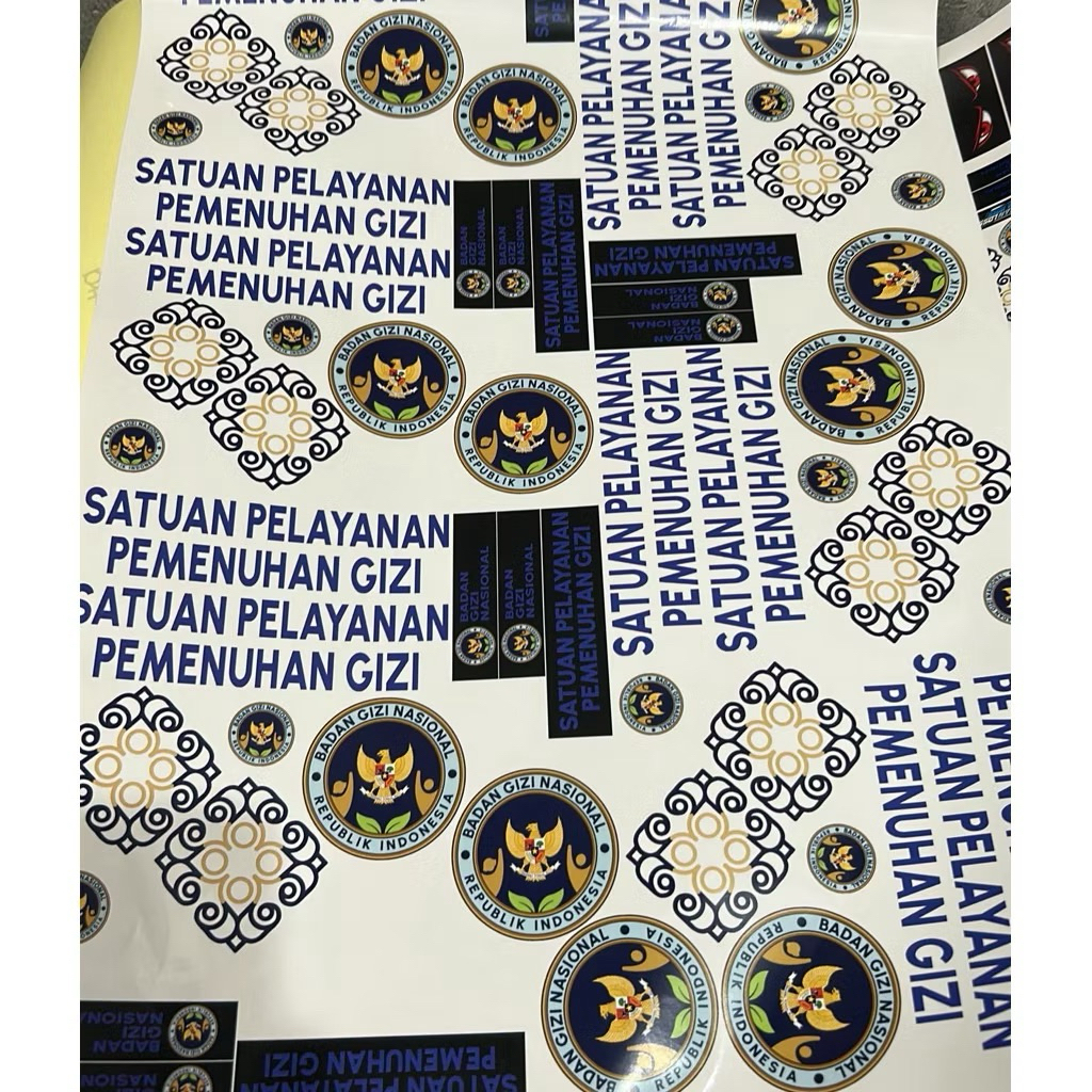 STIKER MAINAN MOBIL MBG L300 BOX / MAINAN MOBIL BOX MBG