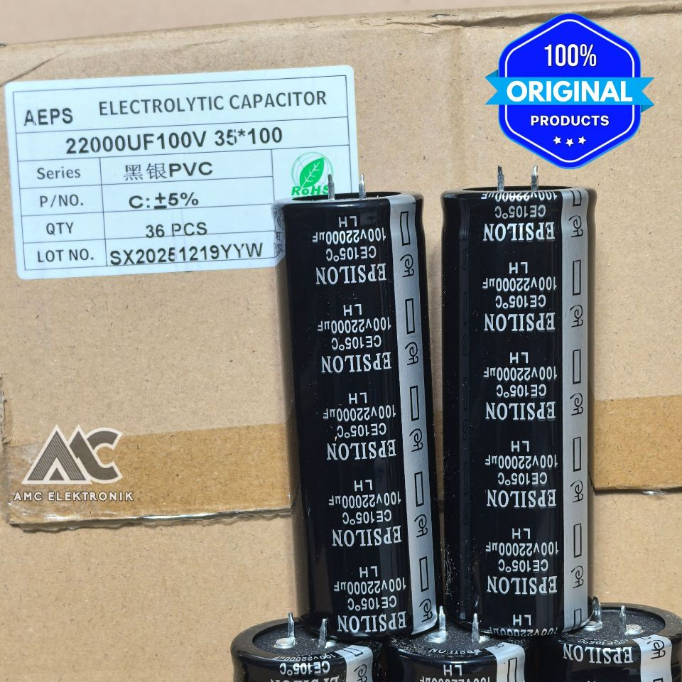 Elco Epsilon LH 22000uf 100v Epsilon Original