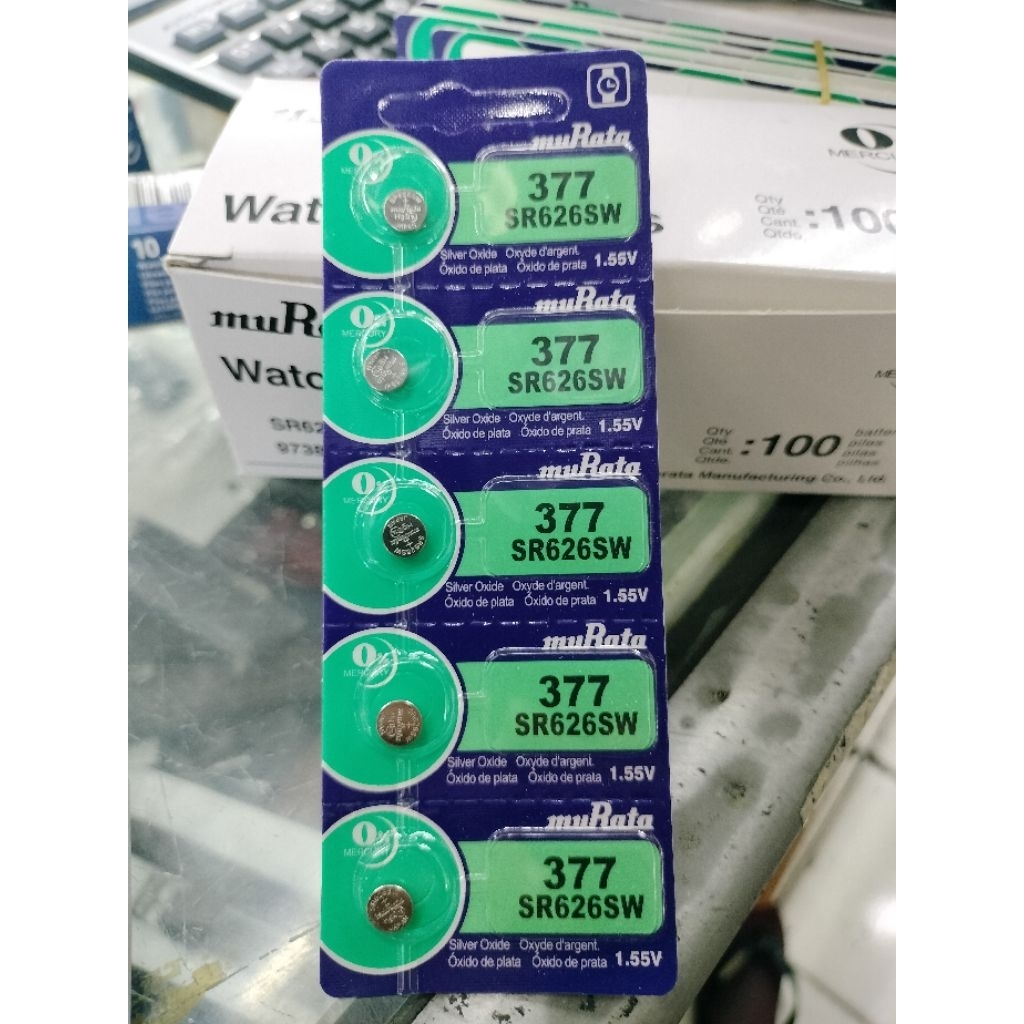 Baterai jam tangan Murata SR626 Murata 377 sr626