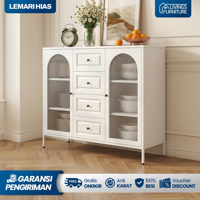 Cabinet Hias Ruang Tamu Lemari Display Mainan dan Buku Lemari Hias Ruang Tamu Aesthetic Modern