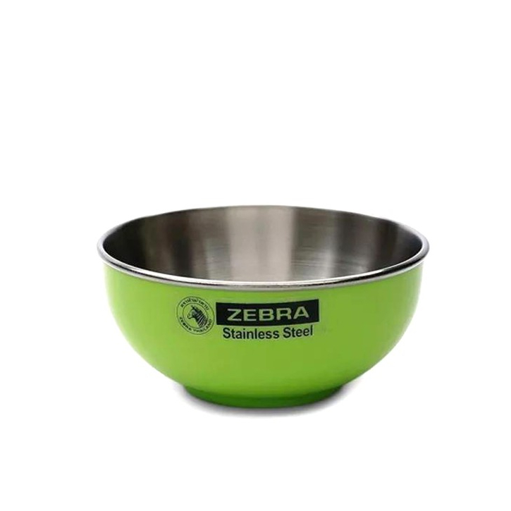 Bowl / Mangkok Stainless Zebra 10 cm, 11 cm Warna, 11 cm ss dan 16 cm