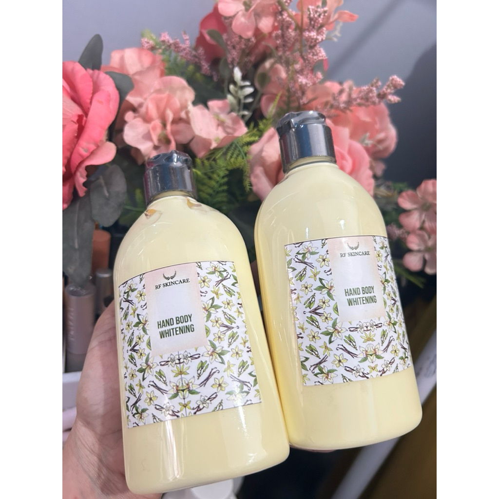 body lotion brightening booster vanilla by RF skincare