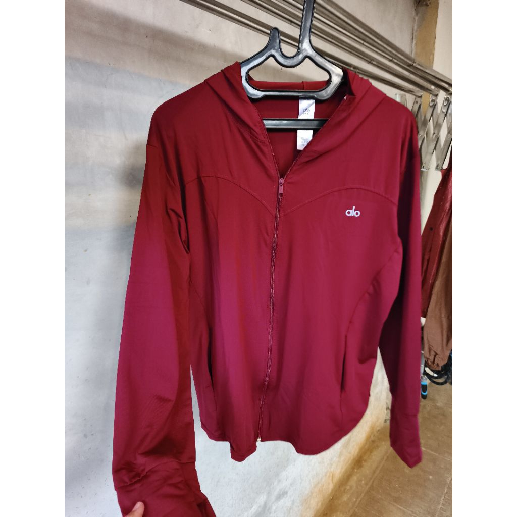 alo yoga jacket marron size xl