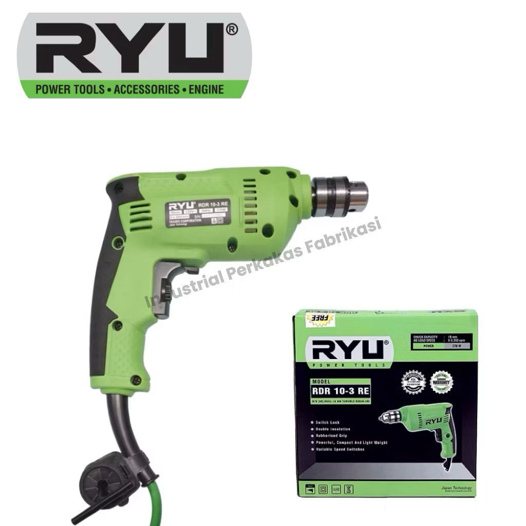RYU MESIN BOR electric drill impact tangan