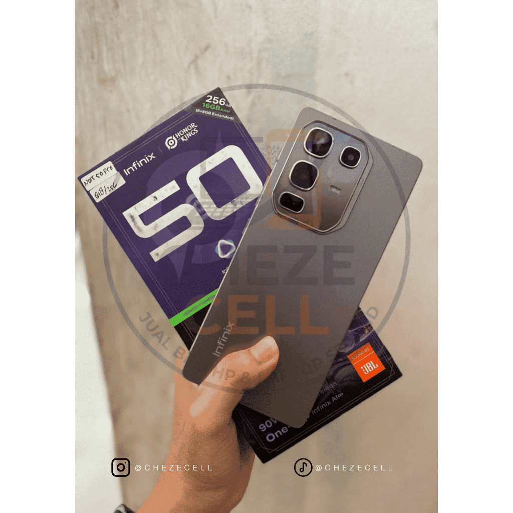 Second Infinix Note 50 pro 8/256 Garansi 1 Bulan