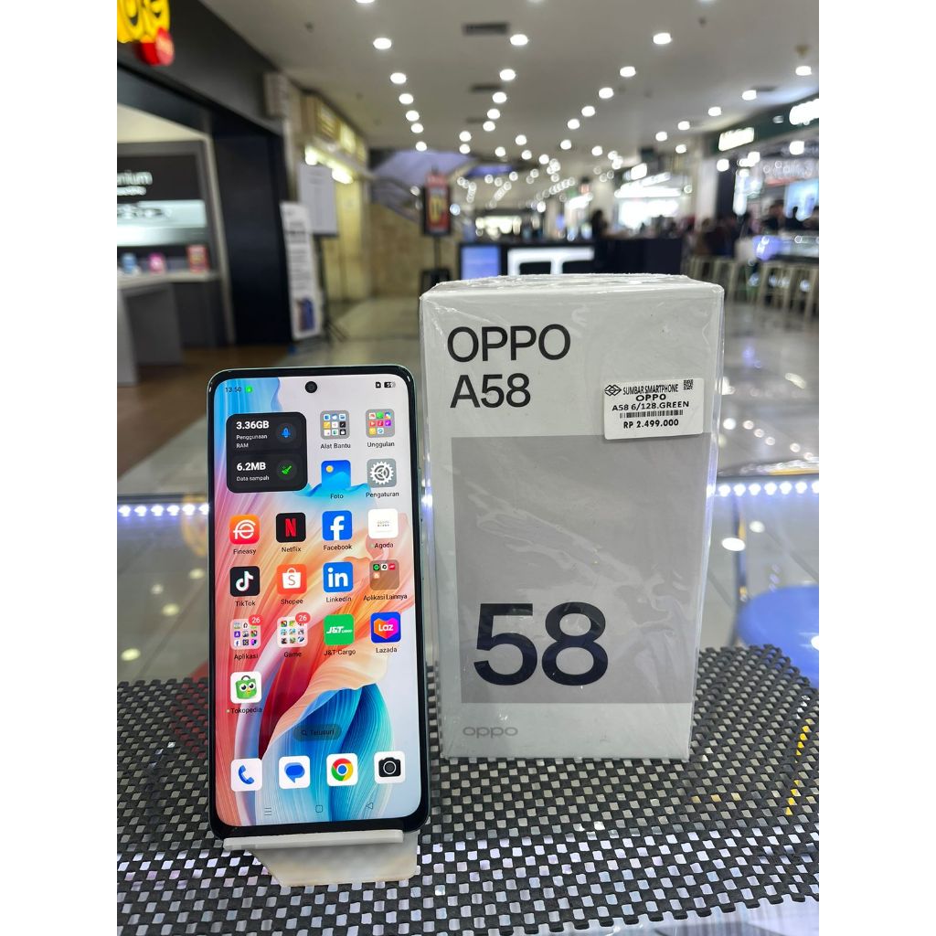 OPPO A58 6/128GB SECOND SEKEN BEKAS RAM 6 INTERNAL 128