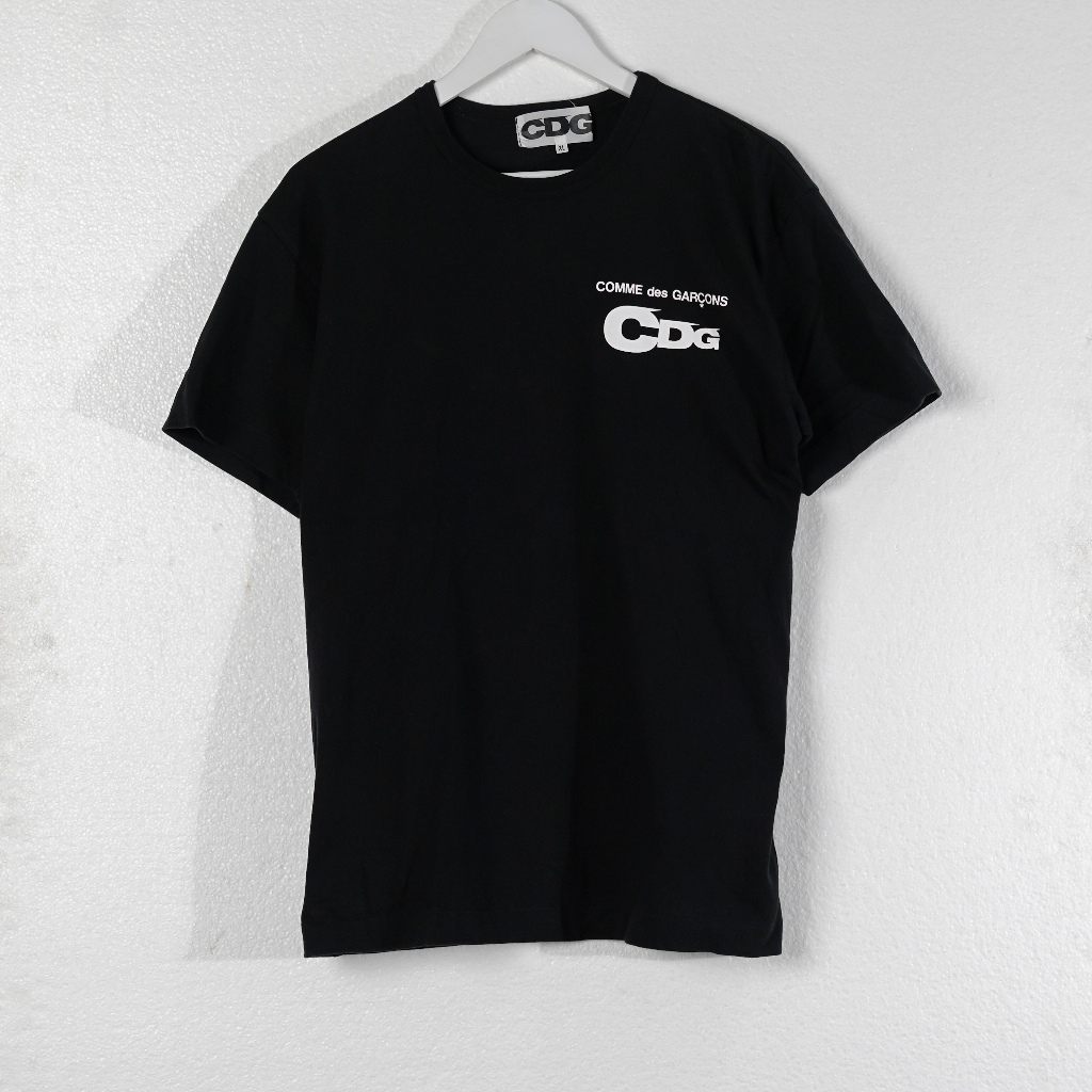 PRELOVED Kaos CDG CLASSIC WHITE BLACK TSHIRT 100% ORIGINAL