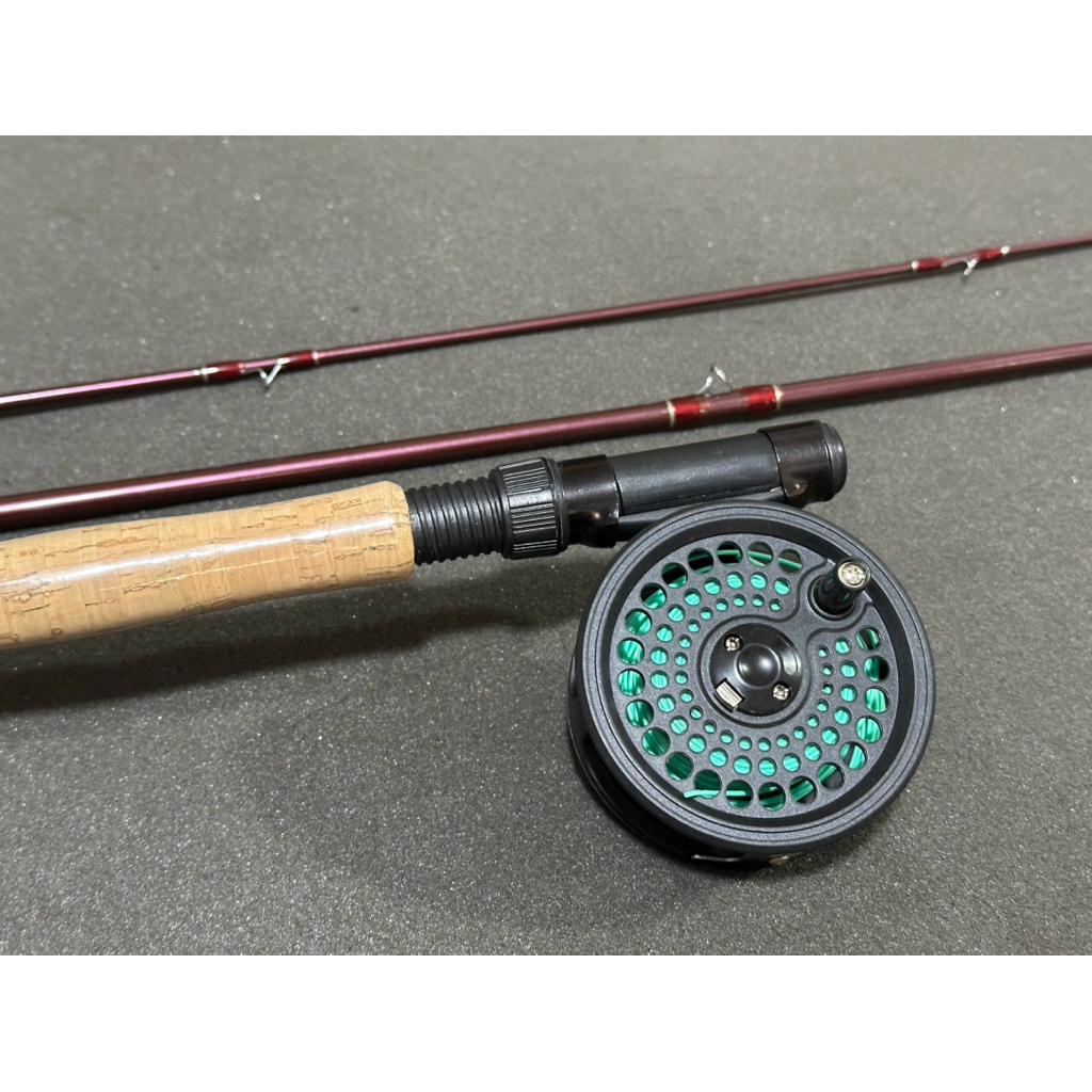 SET COMBO PFLUEGER JORAN FLY FISHING WT 5/6 SUDAH TERMASUK LINE