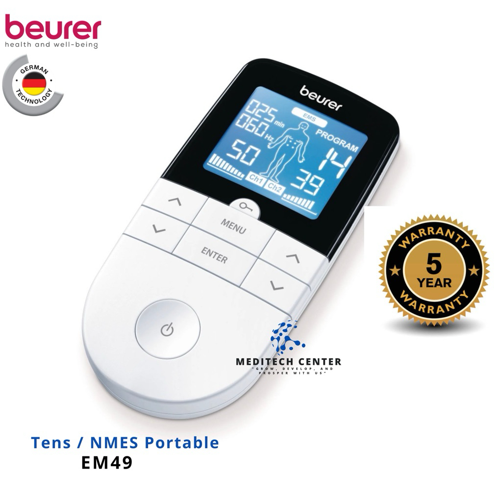 Original TENS / NMES Portable Beurer | EM 49 | Garansi 5 Tahun