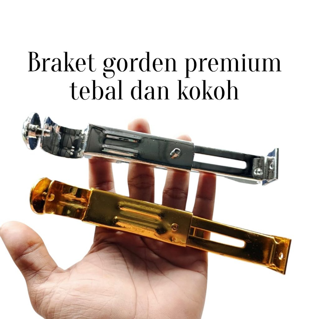 braket gorden premium / penyangga besi gorden tebal tidak mudah meleot