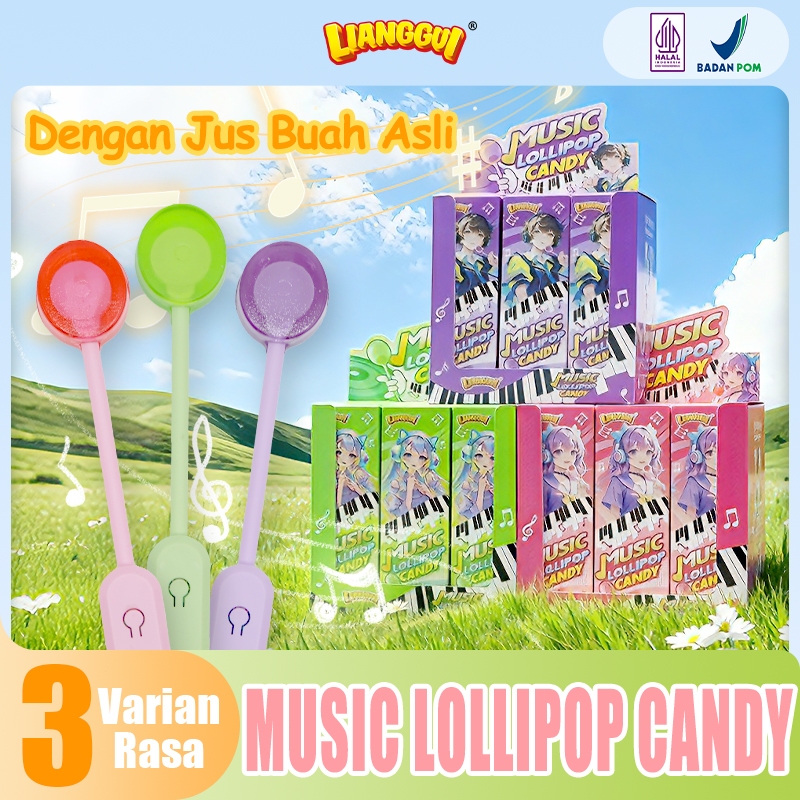 LIANGGUI Permen Musik Lolipop permen yang lagi viral