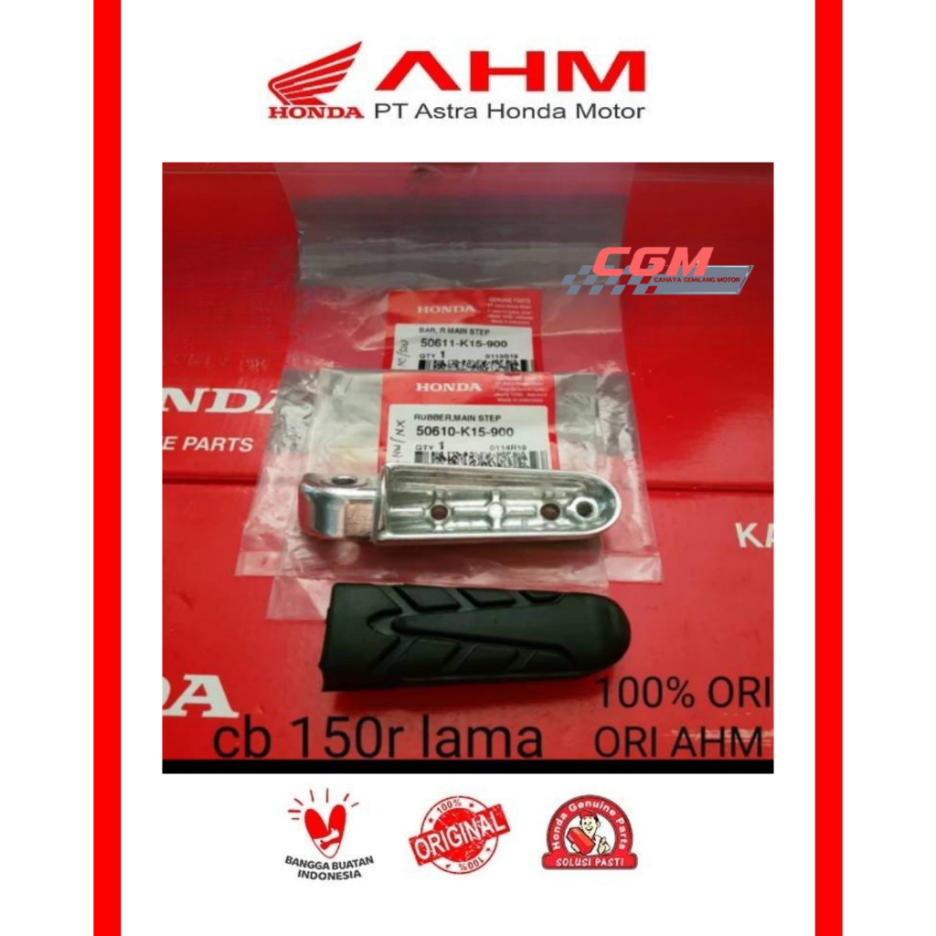 Karet foot step depan cb 150r lama cb 150r old ori honda ahm